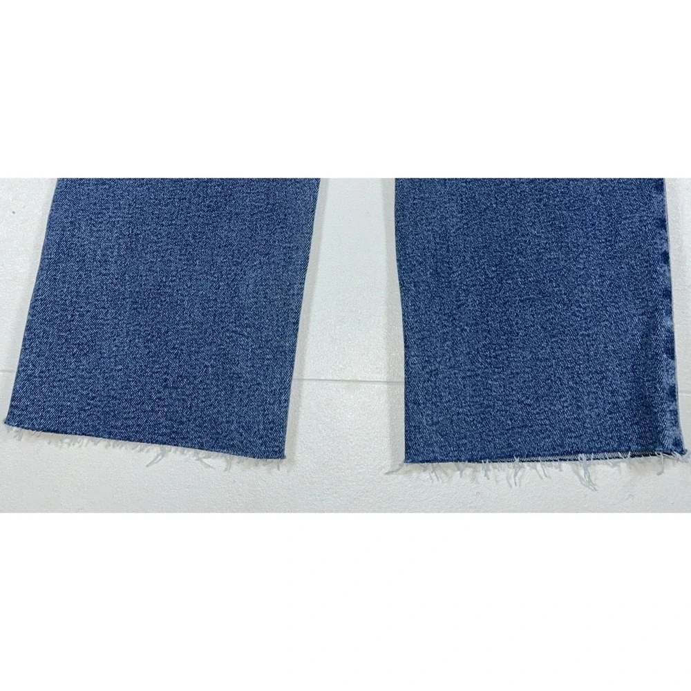 NWT J Crew Essential Straight All Day Stretch Women 26P Frayed Raw Hem Jean $118